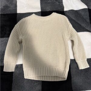 Cat & Jack Cream Knit Sweater